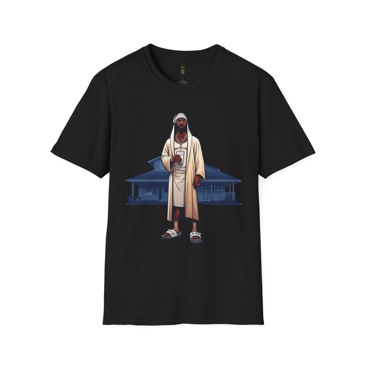 On Jesus Slippers Graphic Tee - NRooted Society - T-Shirt