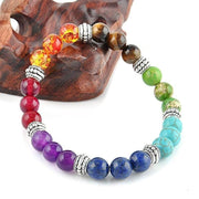 7 Chakra Healing Crystals Bracelet - NROOTED CLOTHING-