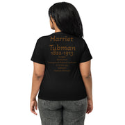 Women’s Black Pioneer's high-waisted Graphic T-Shirt - NROOTED CLOTHING-T-Shirt