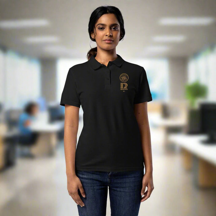 Women's NRooted Brand pique polo shirt - NROOTED CLOTHING-