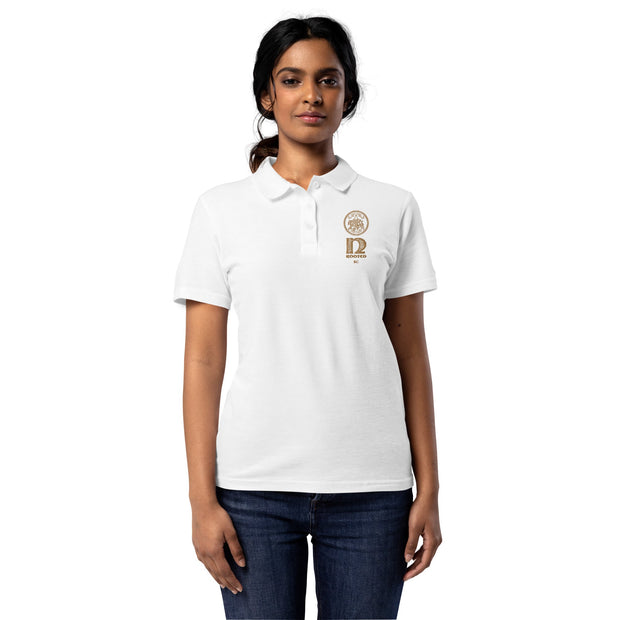 Women's NRooted Brand pique polo shirt - NROOTED CLOTHING-